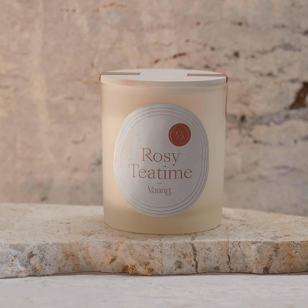 Rosy Teatime candle – 6.4oz - Vaang