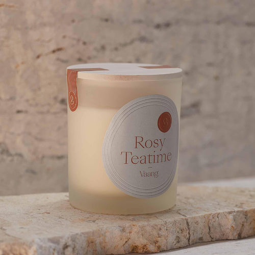 Rosy Teatime candle – 6.4oz - Vaang