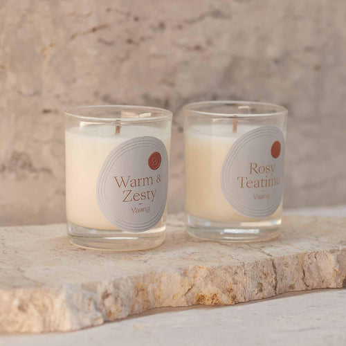 Two travel-size candles – set A - Vaang